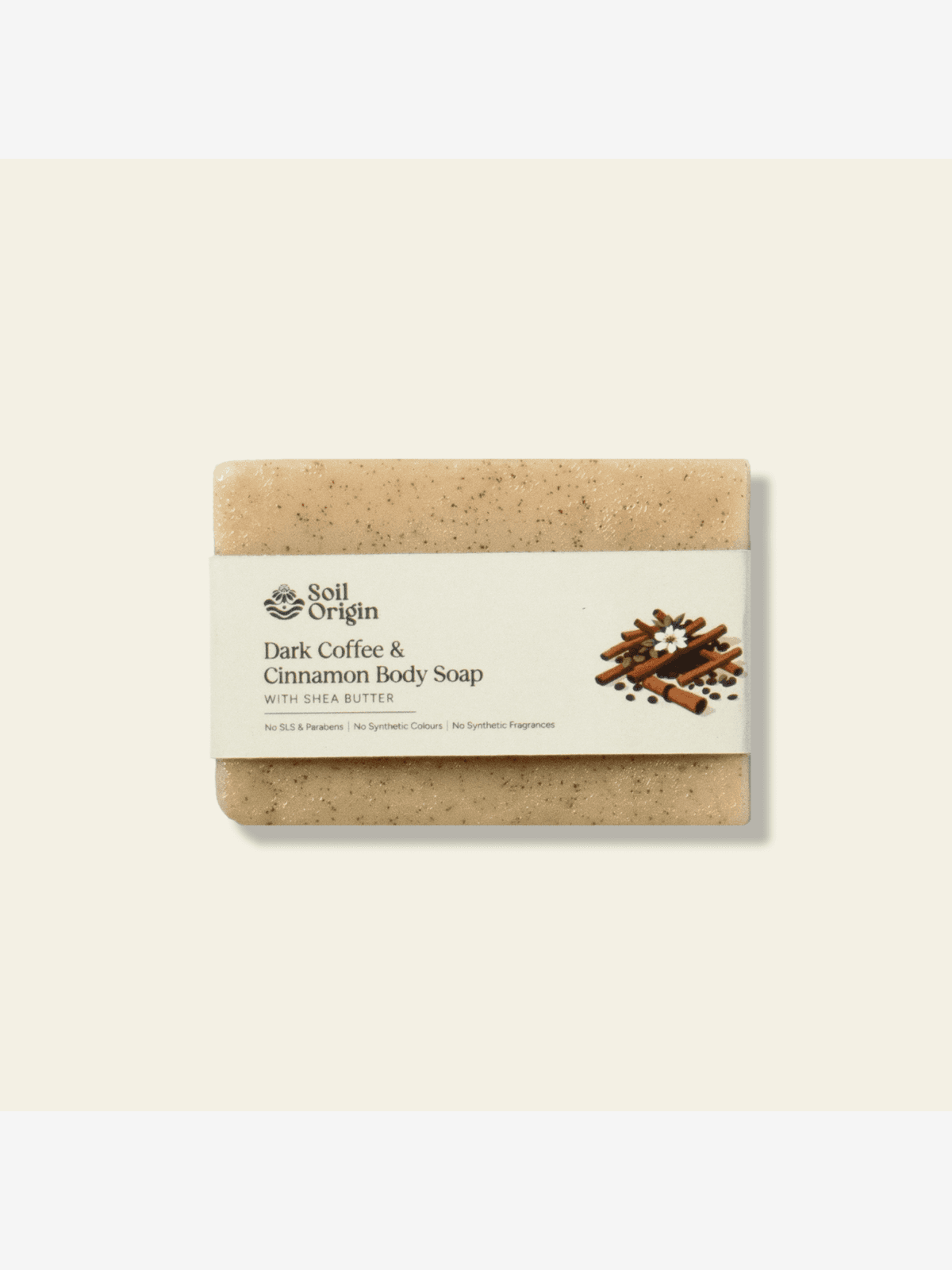 Dark Coffee and Cinnamon Body Soap | With Shea Butter | Deep Exfoliating - 100 Gm