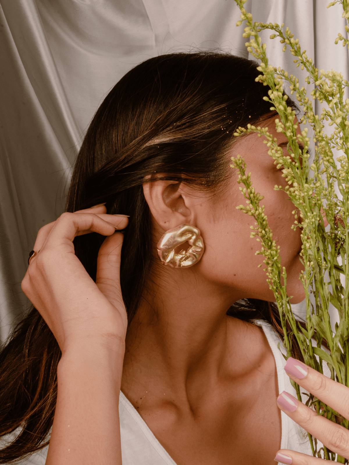 Scrunchie studs