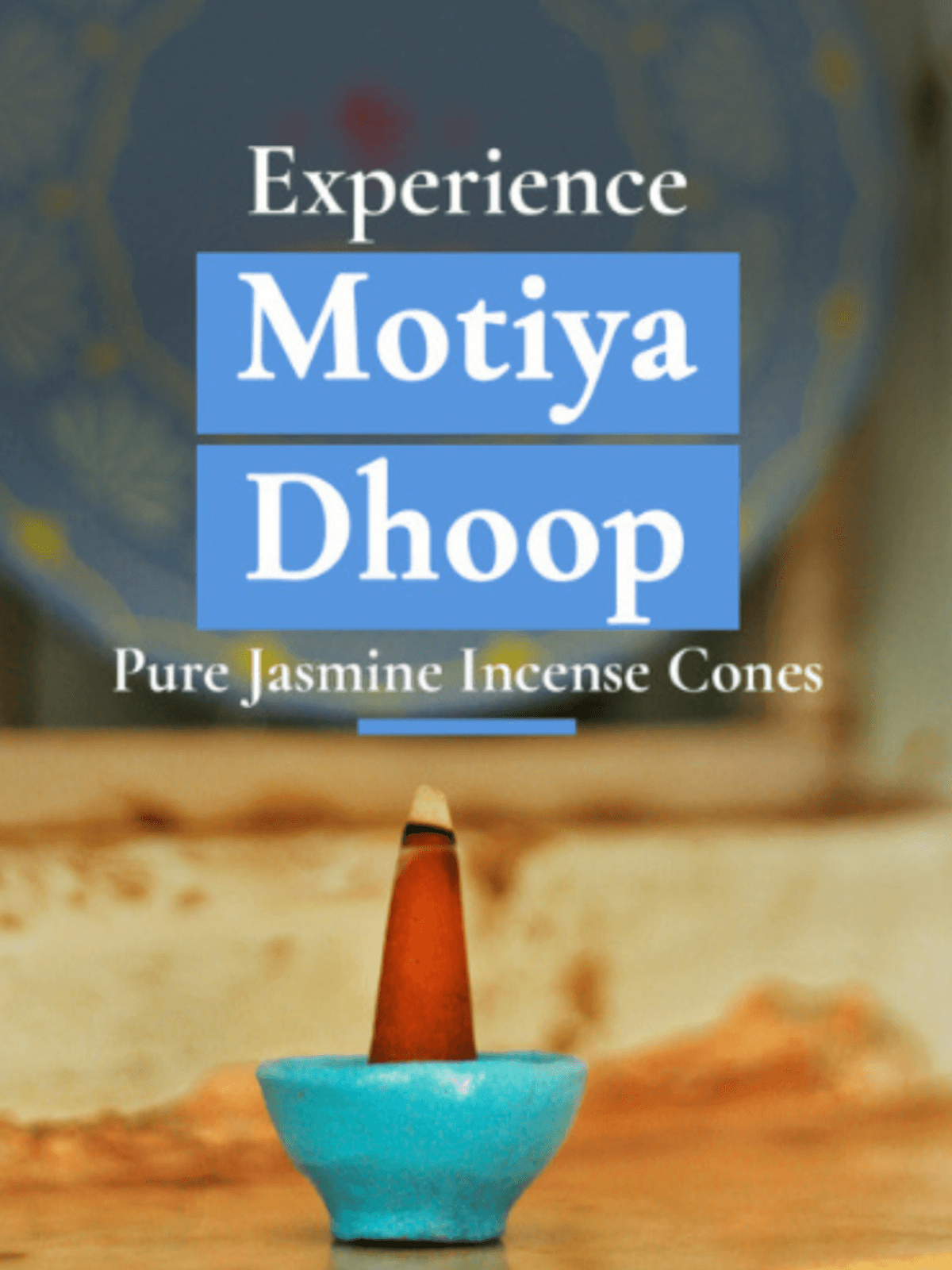 Motiya Dhoop - Pure Jasmine Incense Cones