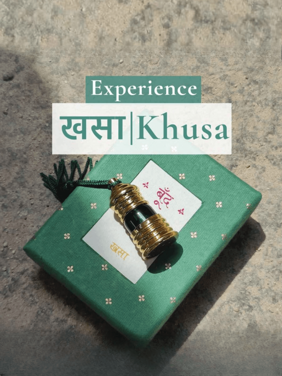 खसा | Khusa Natural Perfume Oil (Vetiver Attar)