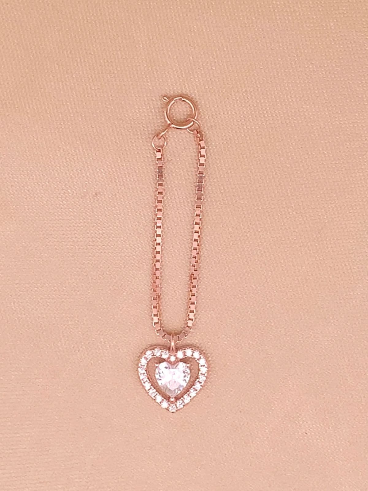 Gleaming Heart Watch Charm