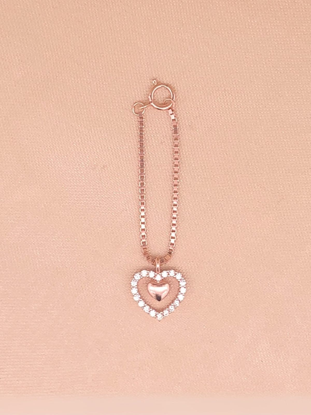 Nested Heart Watch Charm