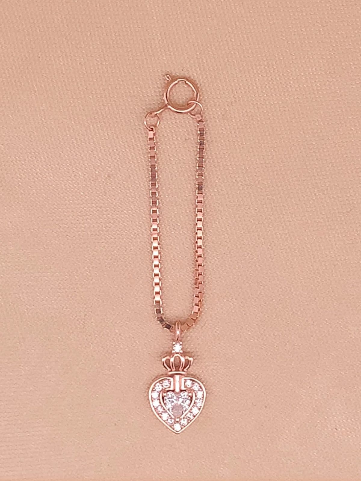 Crowned Heart Watch Charm