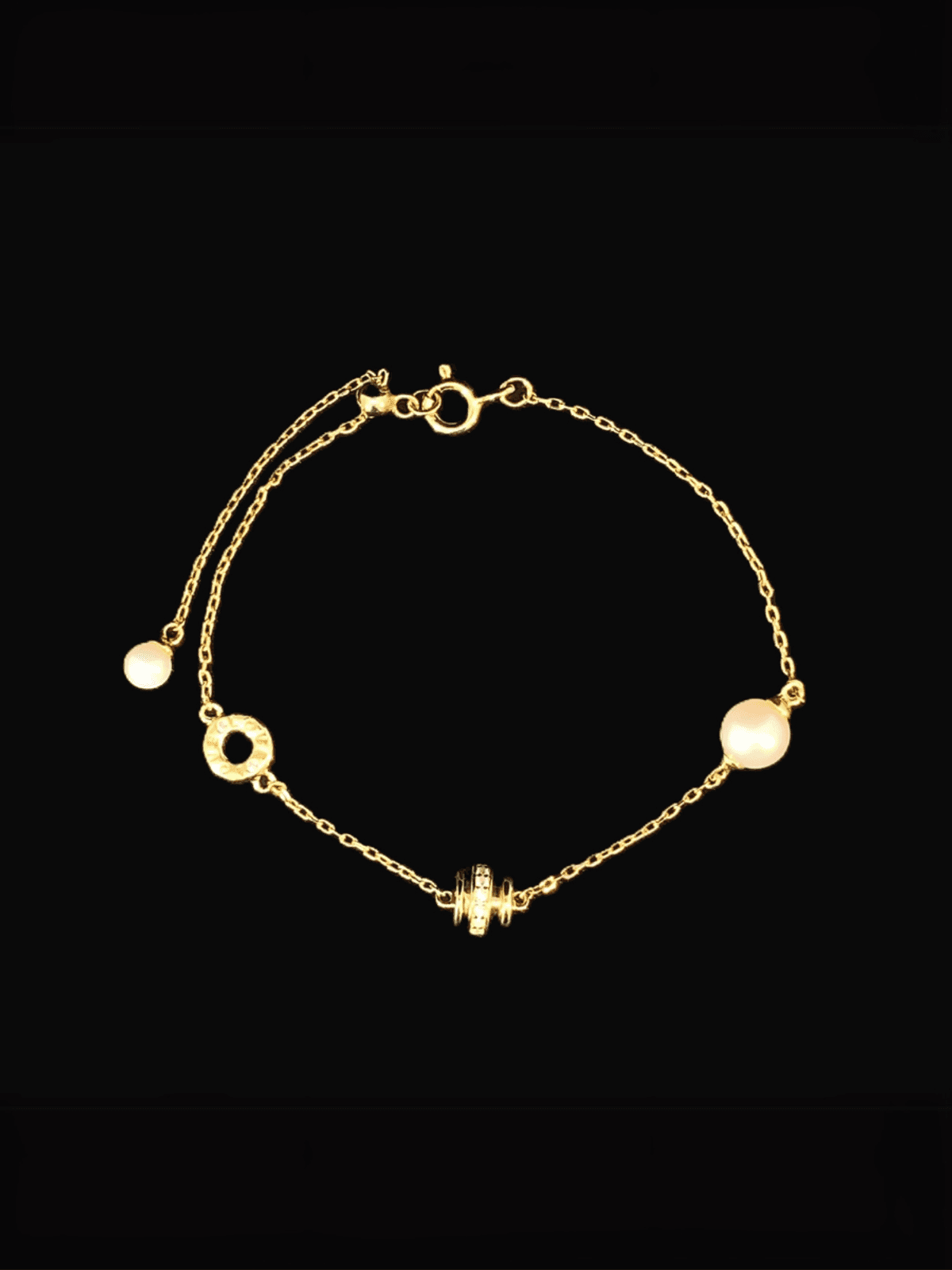 Zircon Barrel Bracelet