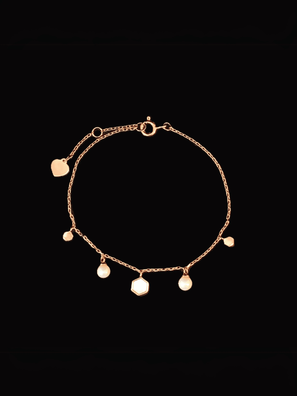 Trio Hexagon Bracelet