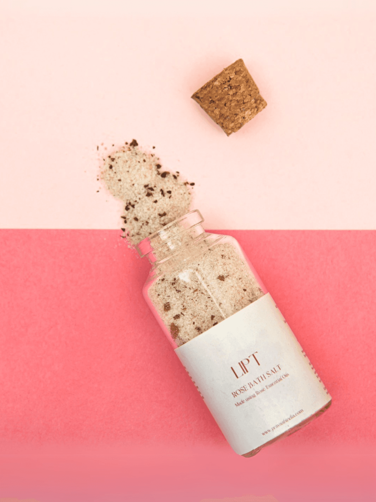Rose Bath Salt. - 100 gms