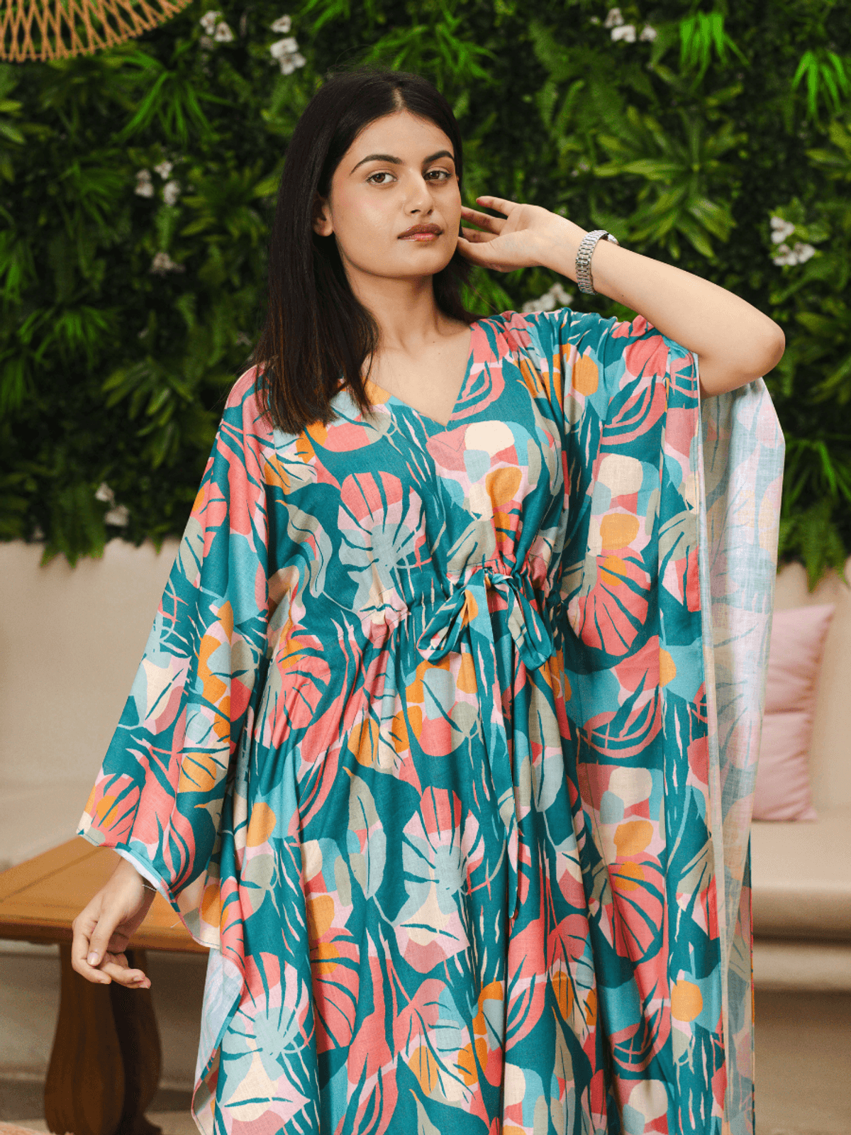 Bedgasm Sleepwear Maple Kaftan Set 
