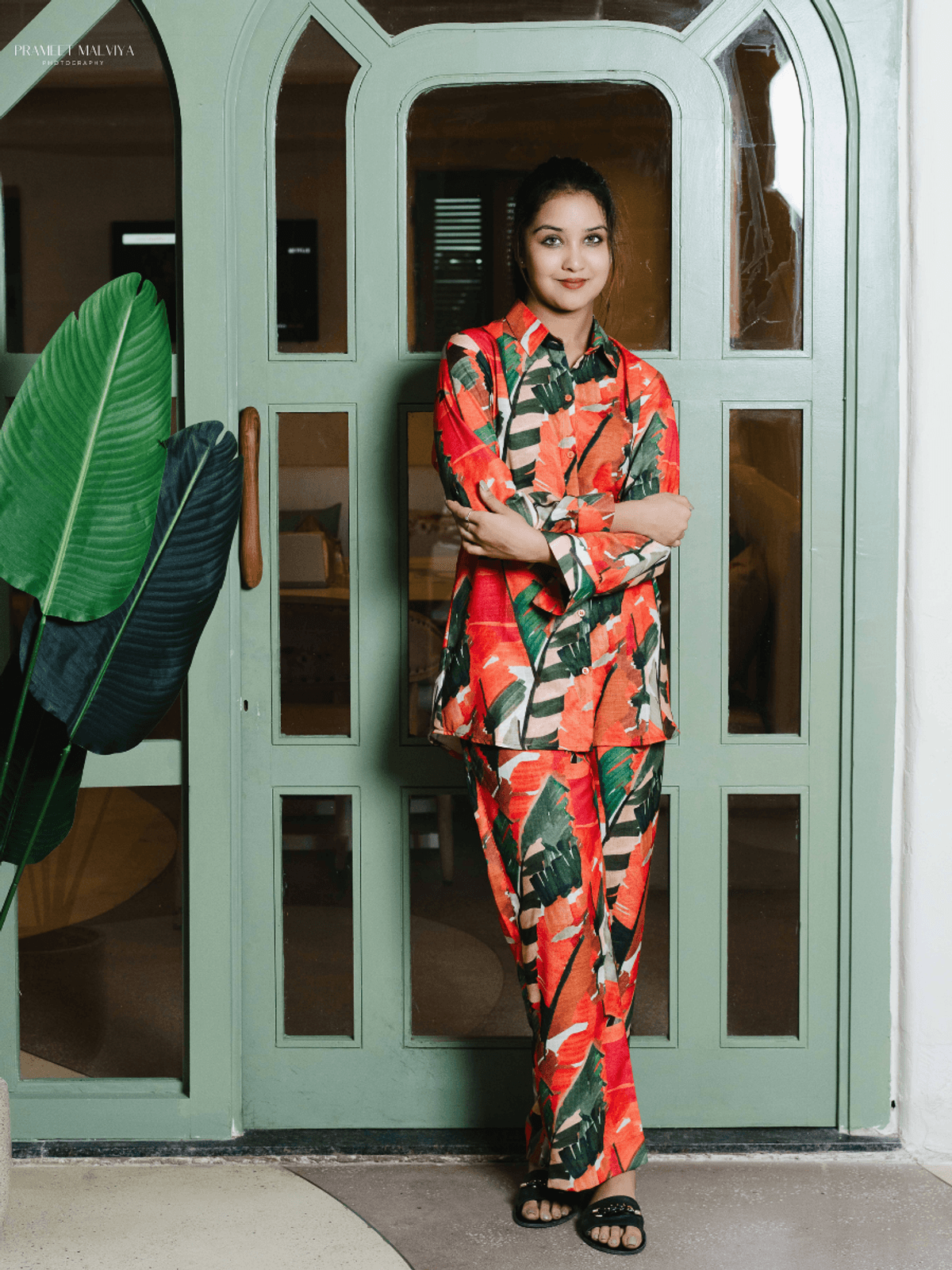 Bedgasm Sleepwear Tangerine Loungewear Set 
