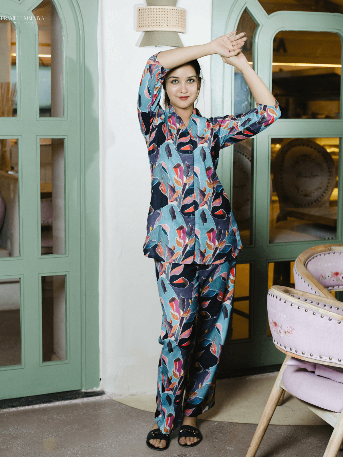 Bedgasm Sleepwear Azure Loungewear Set 