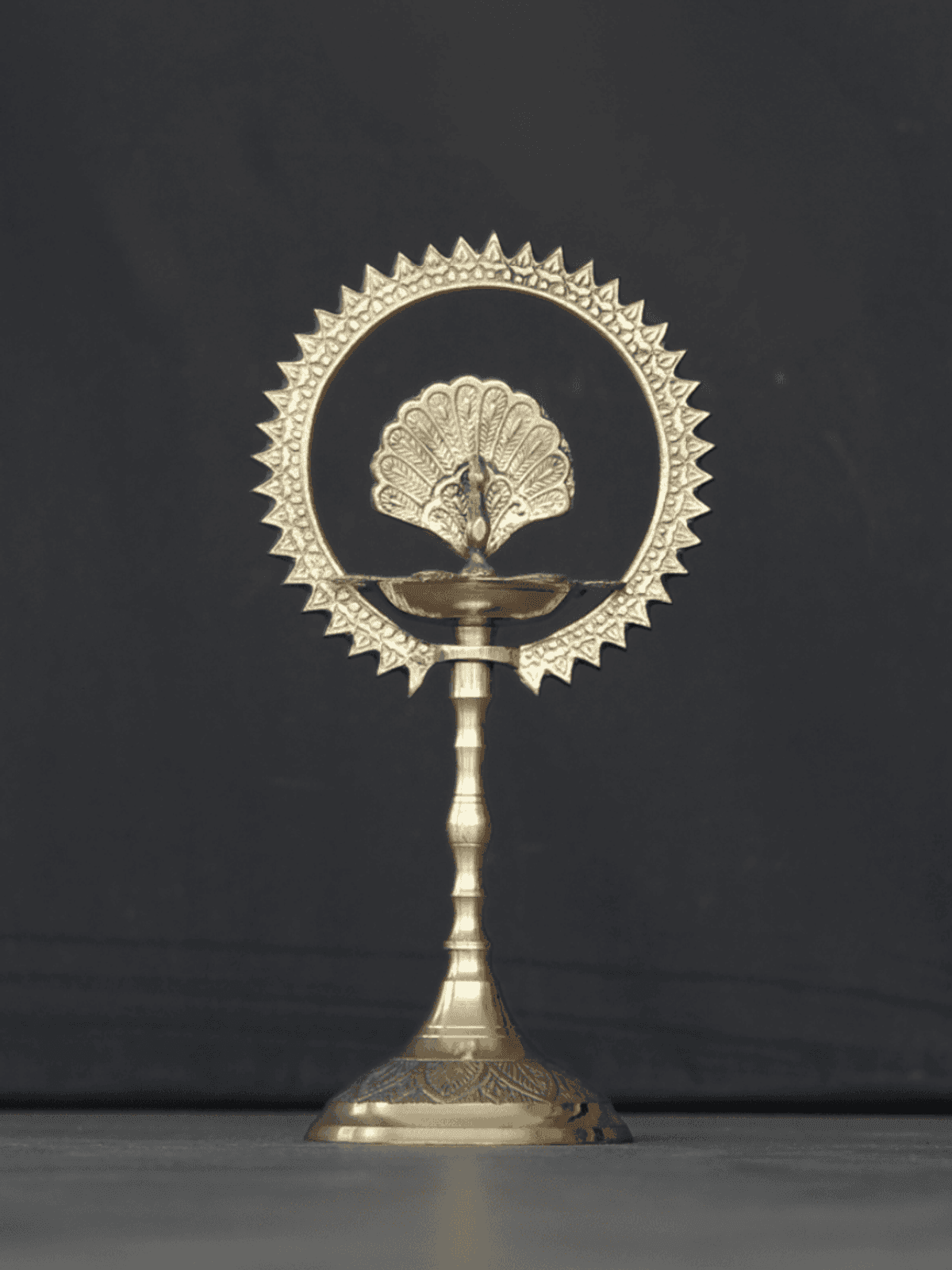 Brass Stand Diya