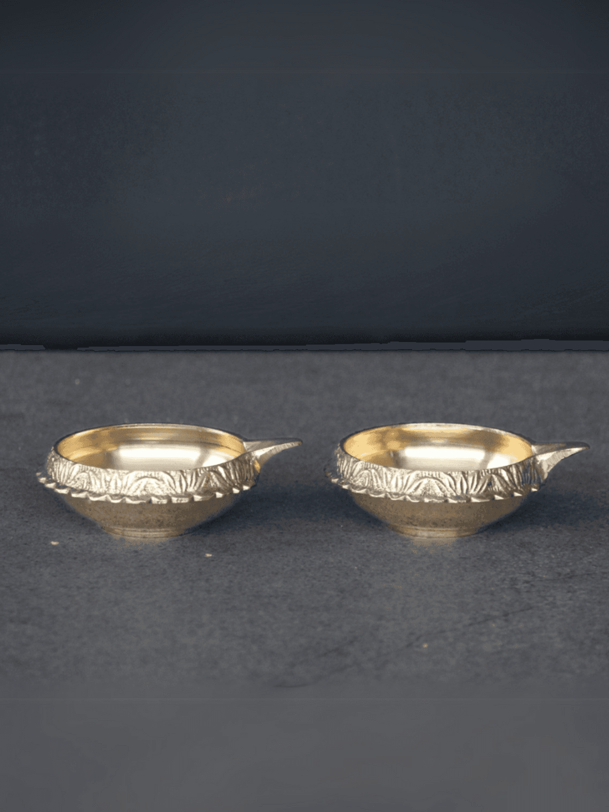 Handcrafted Brass Diya's (Set of 4)