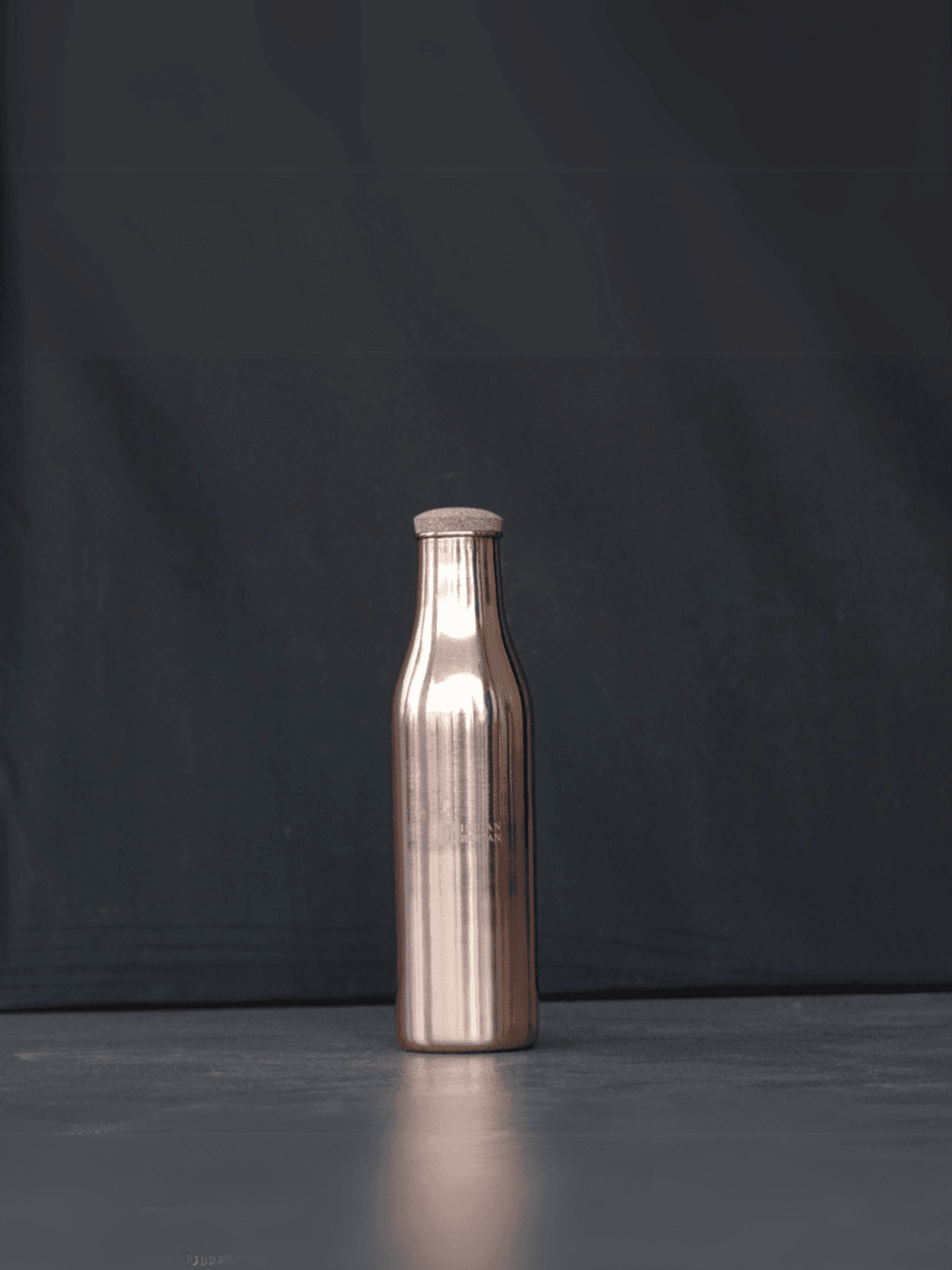 Glossy Rounded Copper Bottle