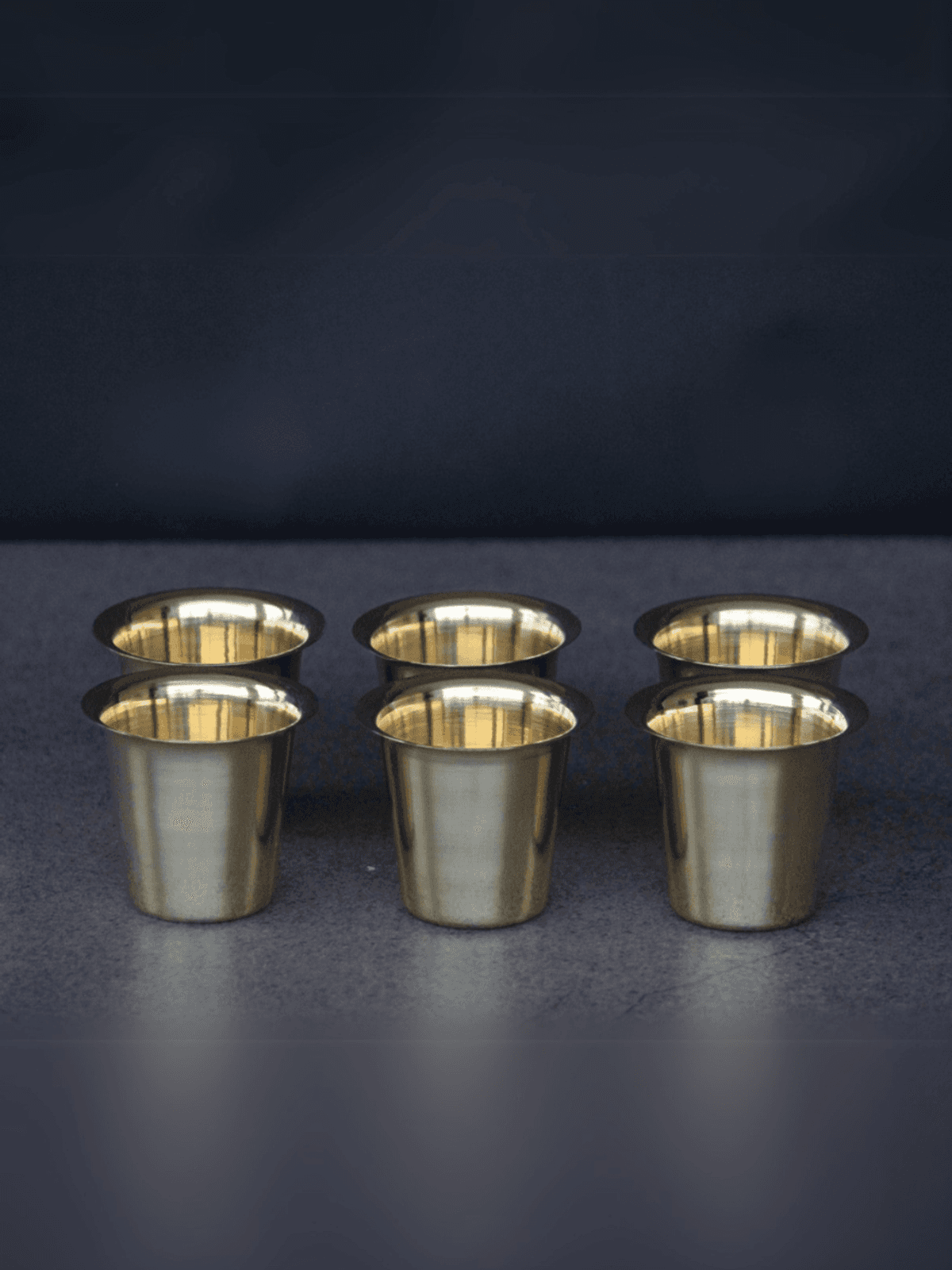 Brass Tea Glasses (set of 6)