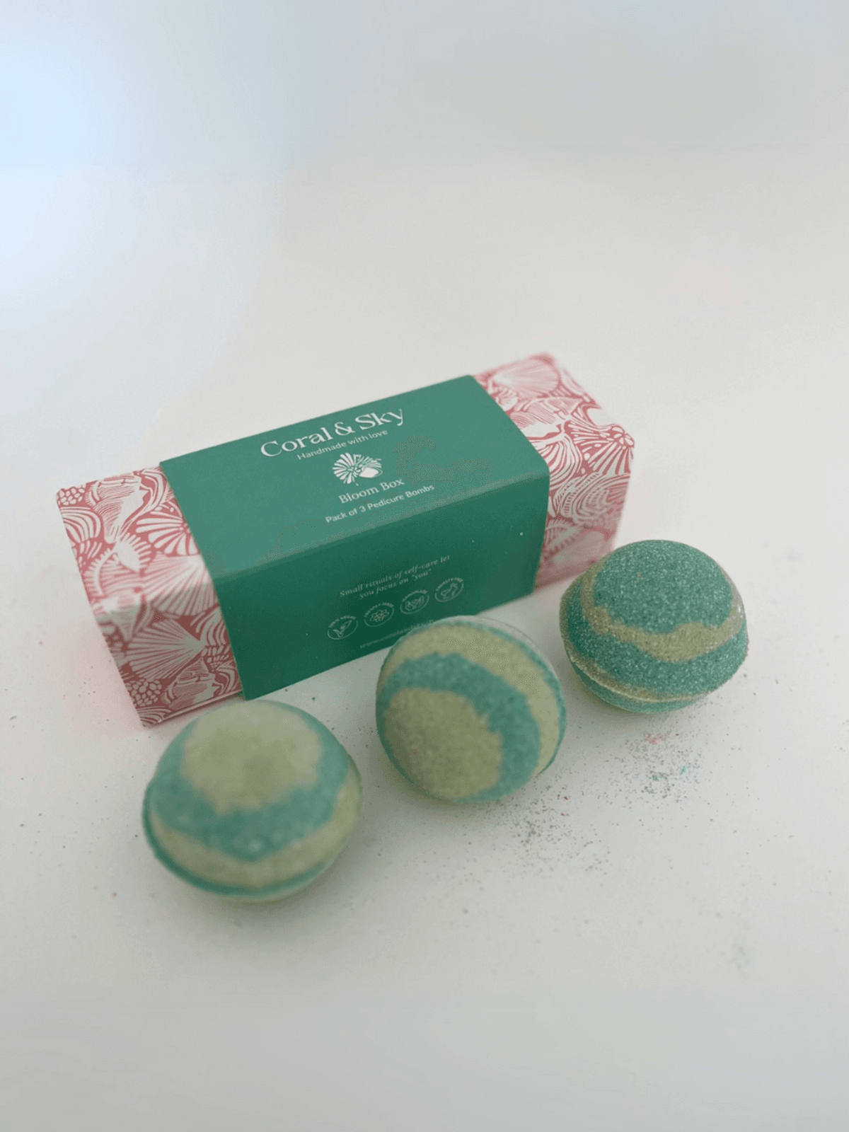 Mint Eucalyptus Pedicure Bomb - Set of 3
