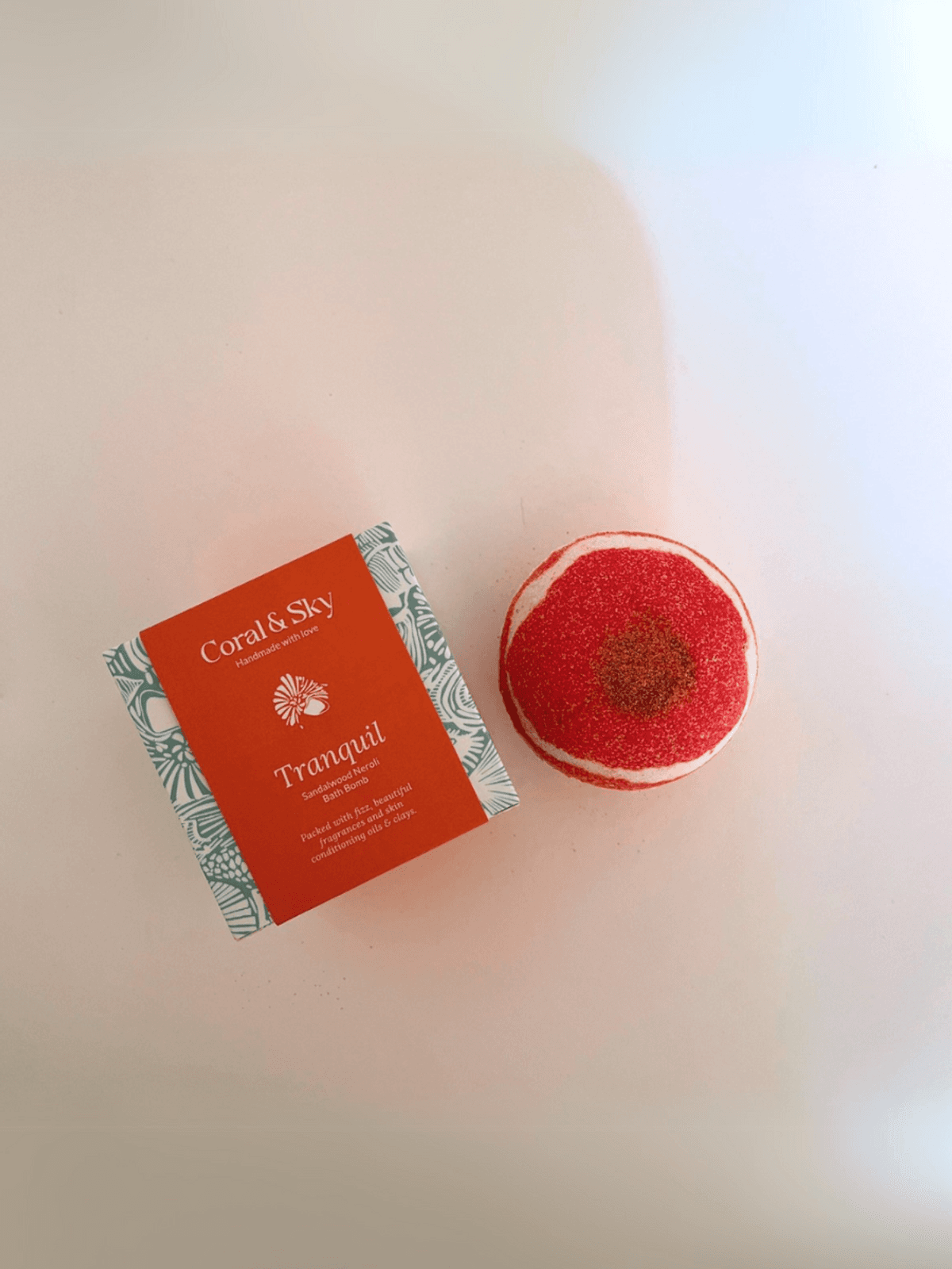 Sandalwood Neroli Rose Tranquil Bath Bomb