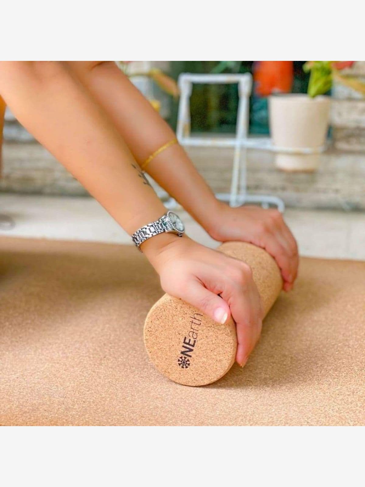 Yoga fitness Cork Roller