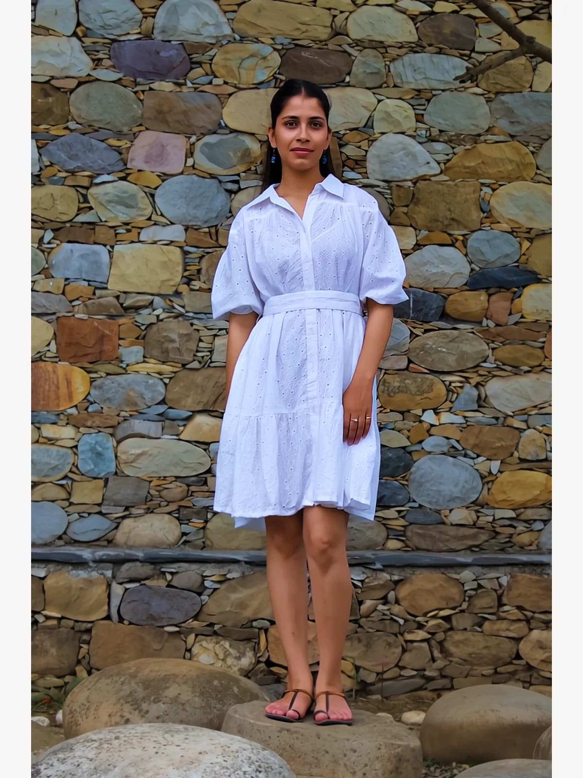 Audrey White Dress