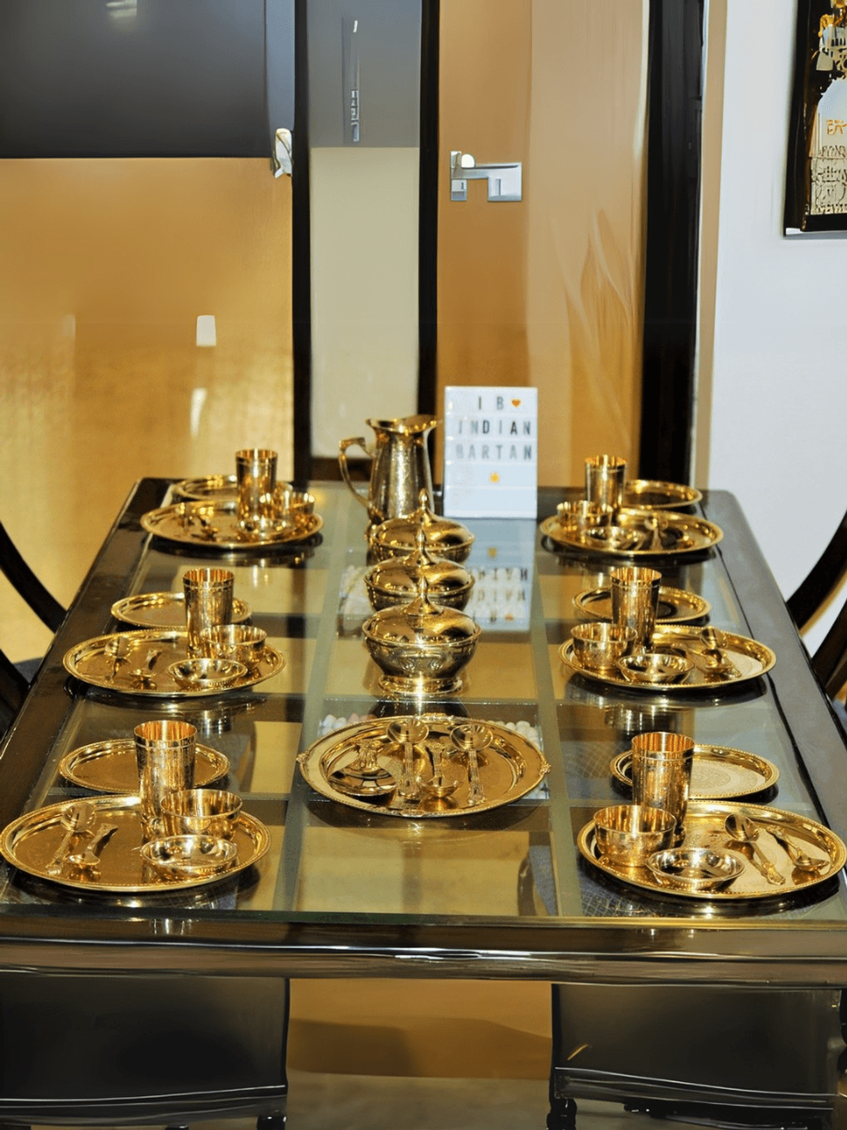 Brass Dinner Set