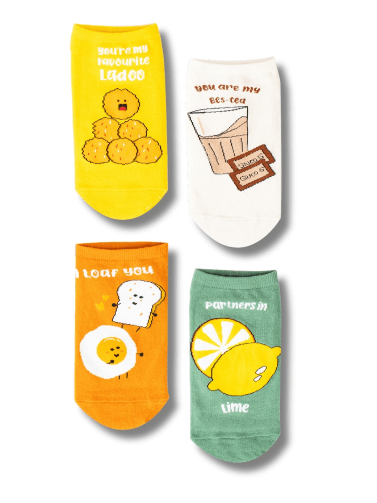 Eat Love Repeat Socks (Pack of 4)