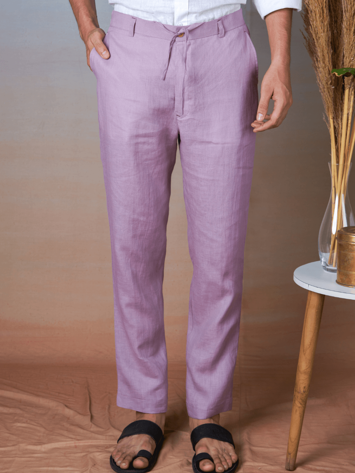 LILAC - LINEN EASY PANT