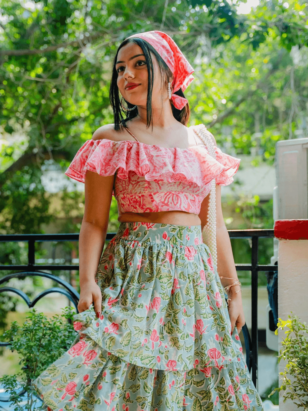 Off-Shoulder Crop Top