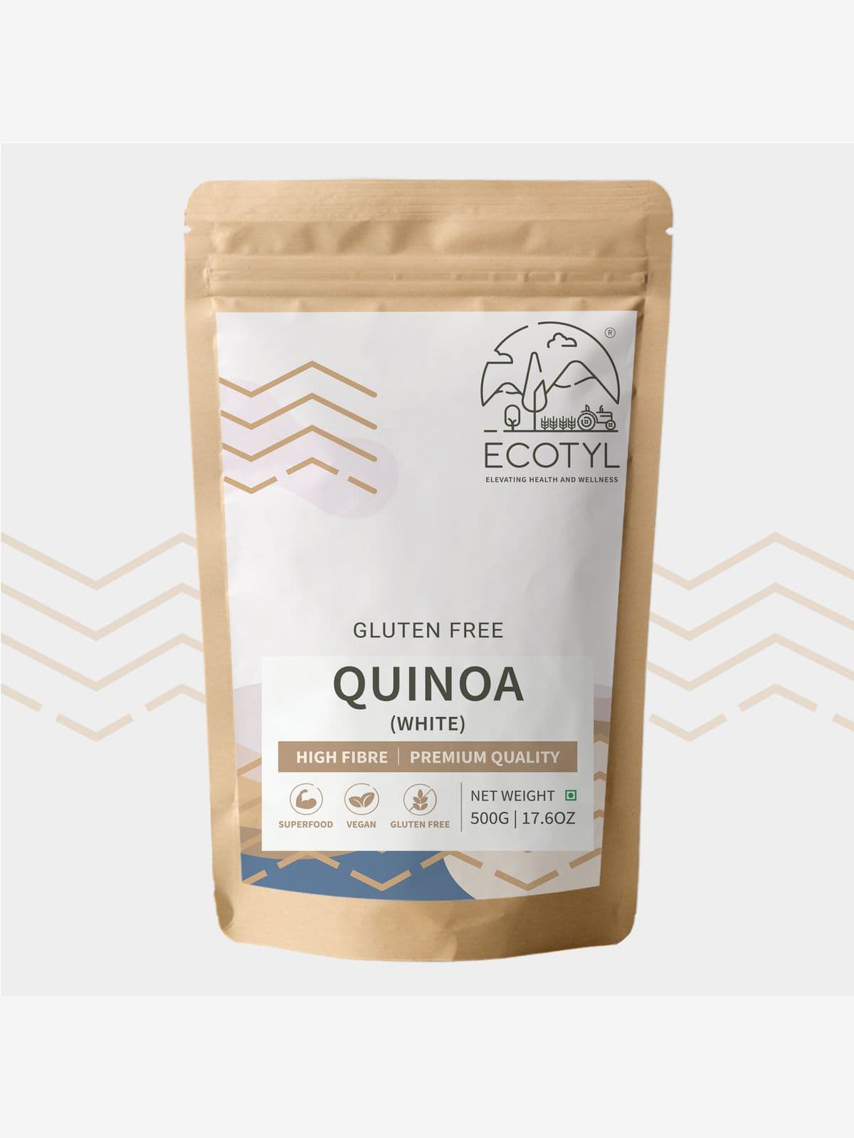 Ecotyl Quinoa (White) | Gluten Free | High Protein | 500g