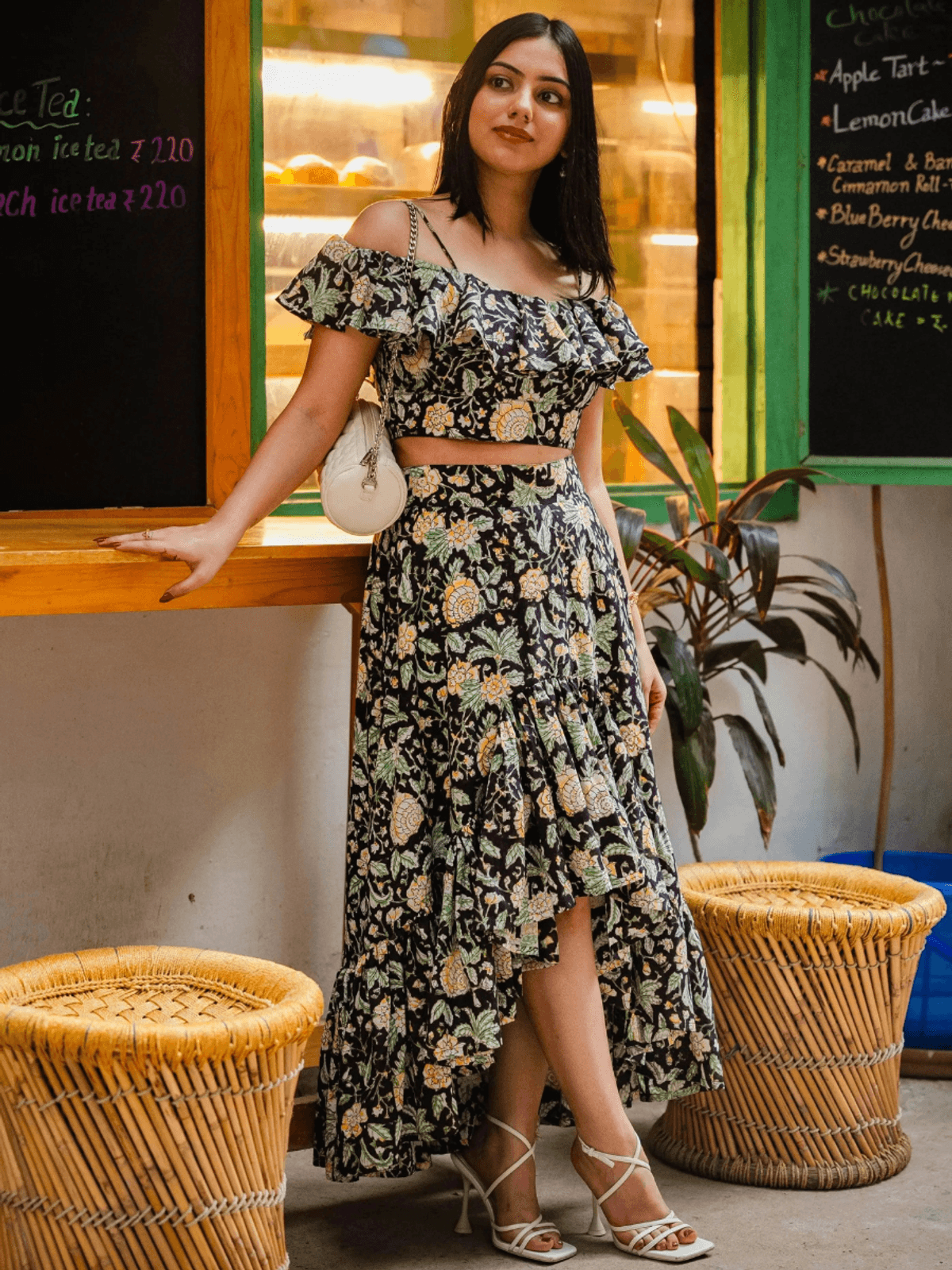 Black Off-Shoulder Top