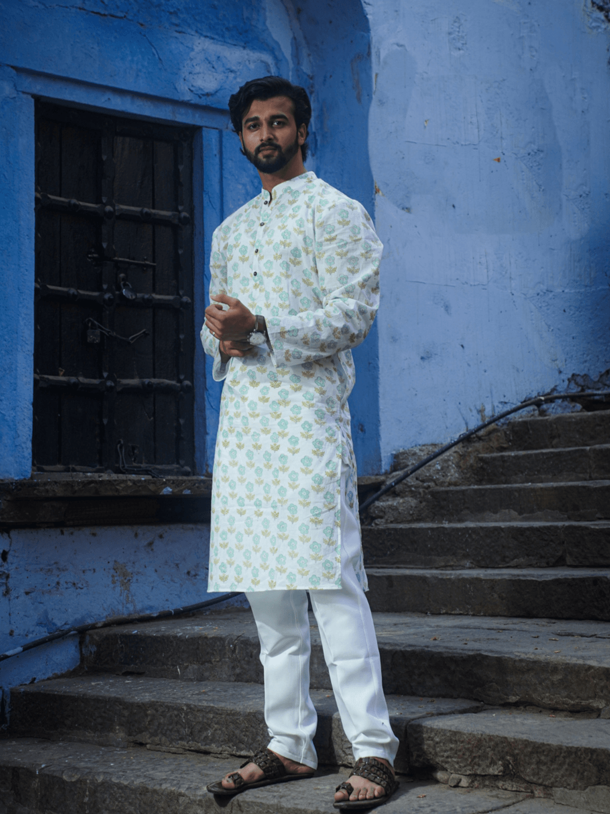 Snow Petal Kurta