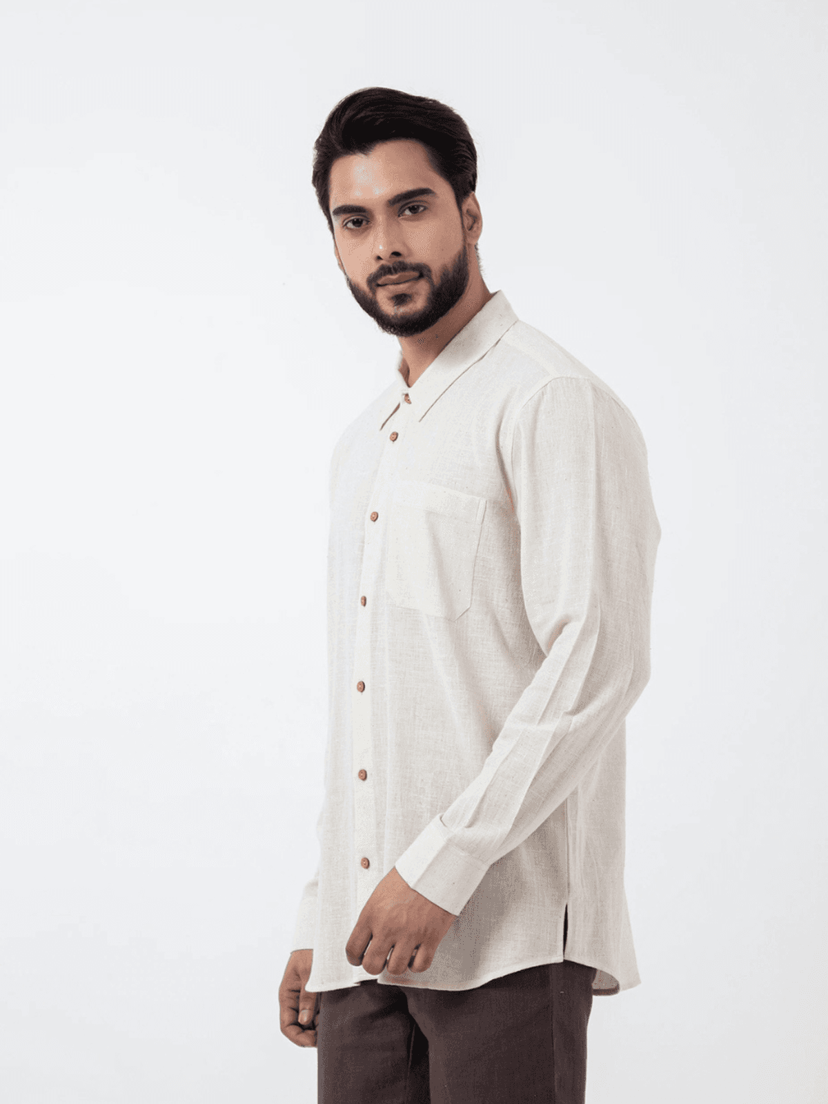 Inkriti Kala Cotton Off-white Everywhere Shirt