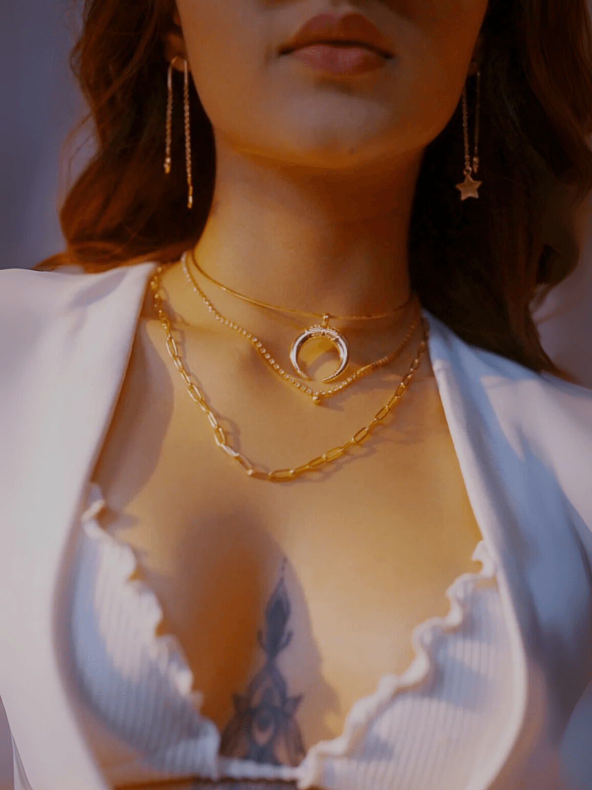 Moonlight- Stack Necklace - Set of 3