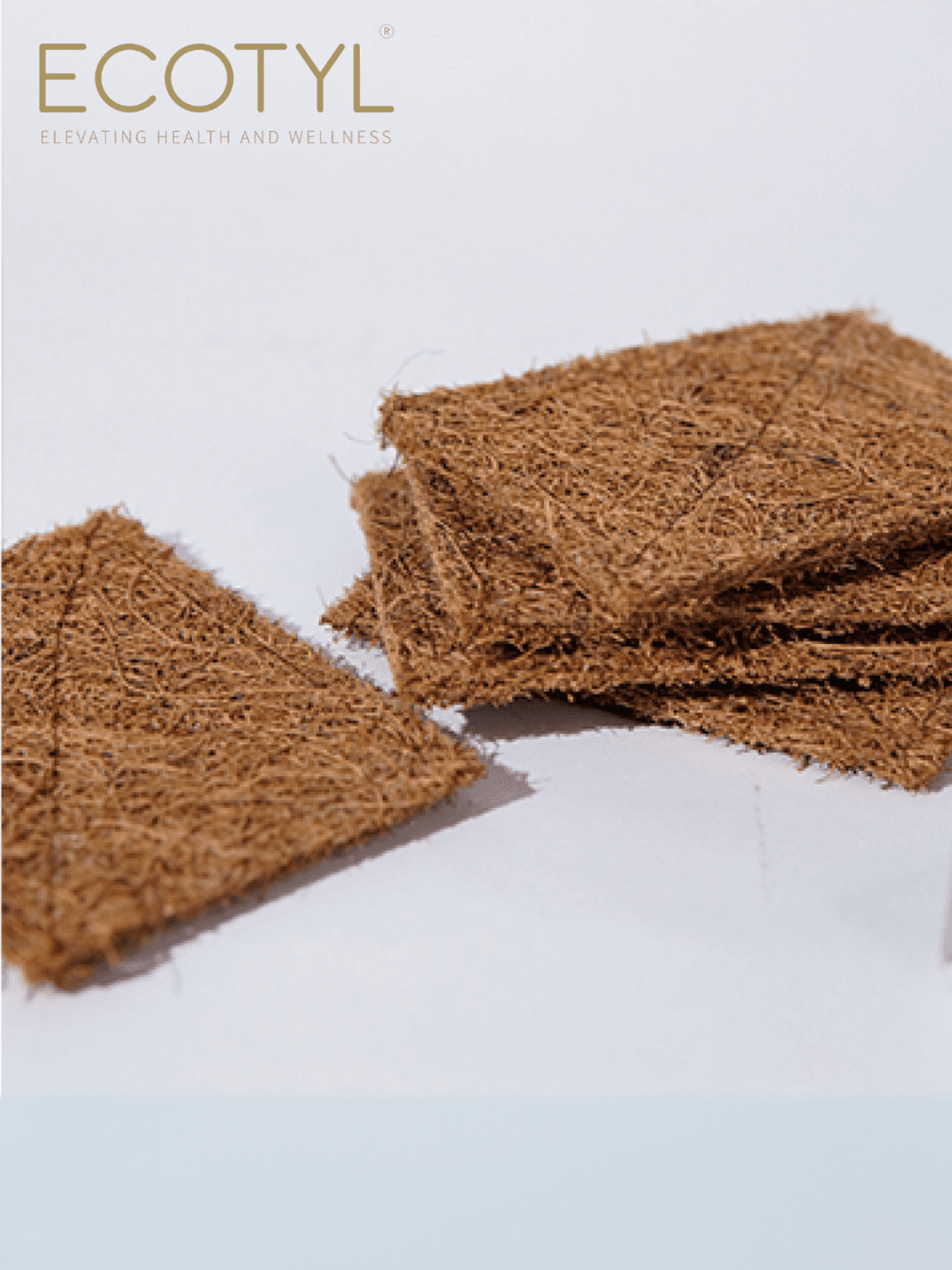 Ecotyl Coconut Scrub Pad | Dishwashing Pad | Natural Long-Lasting Stitched Coir Scrubber - Set of 5