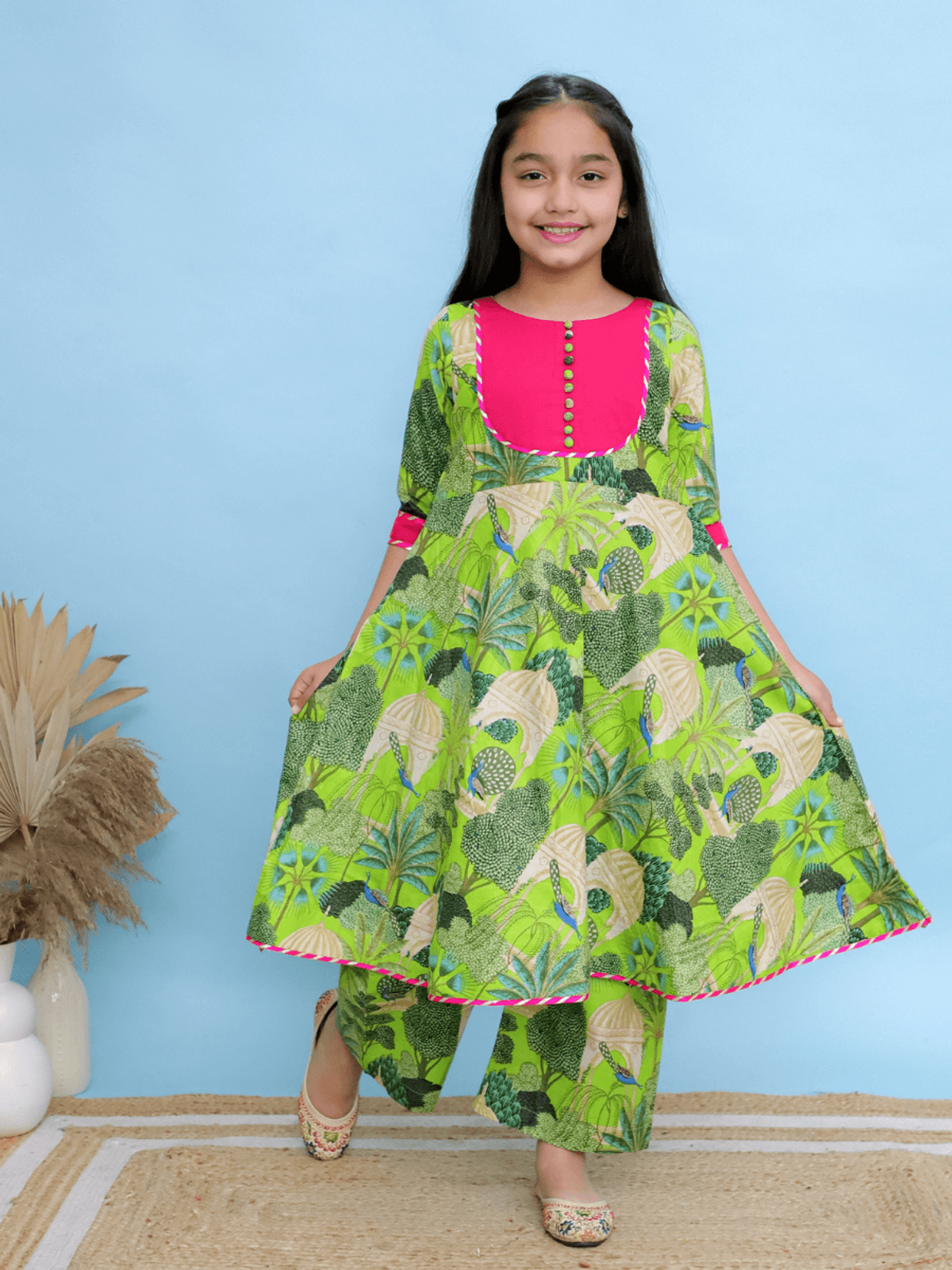 Forest Whisper Anarkali Set