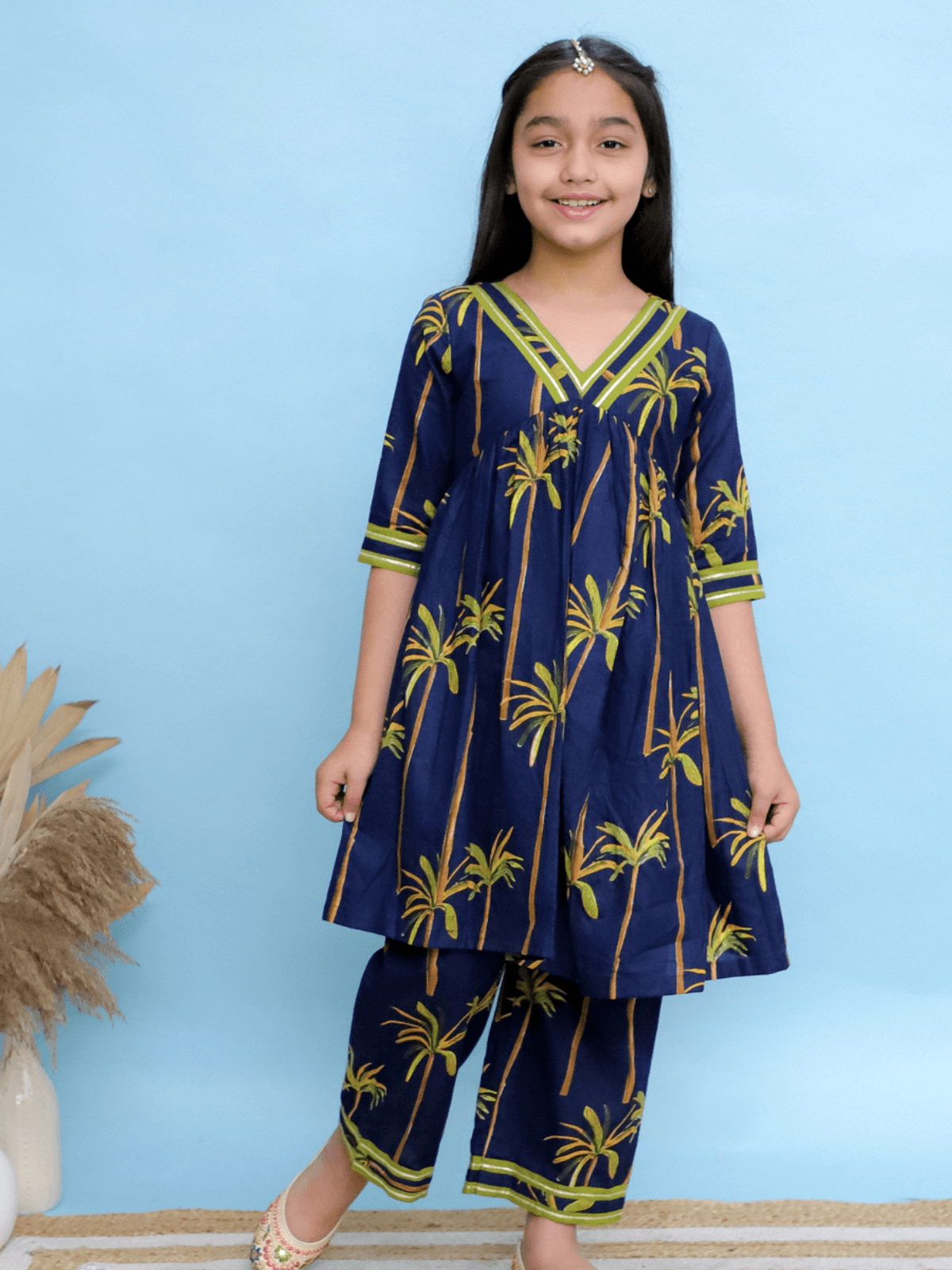 Indigo Oasis Kurta Set