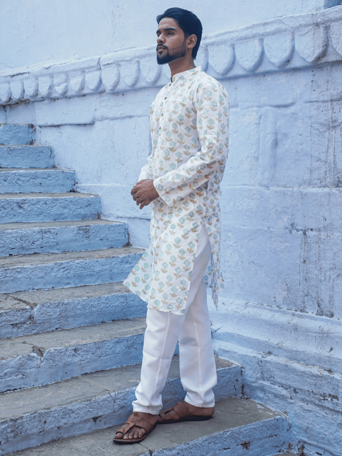 Crystal Petal Kurta Set
