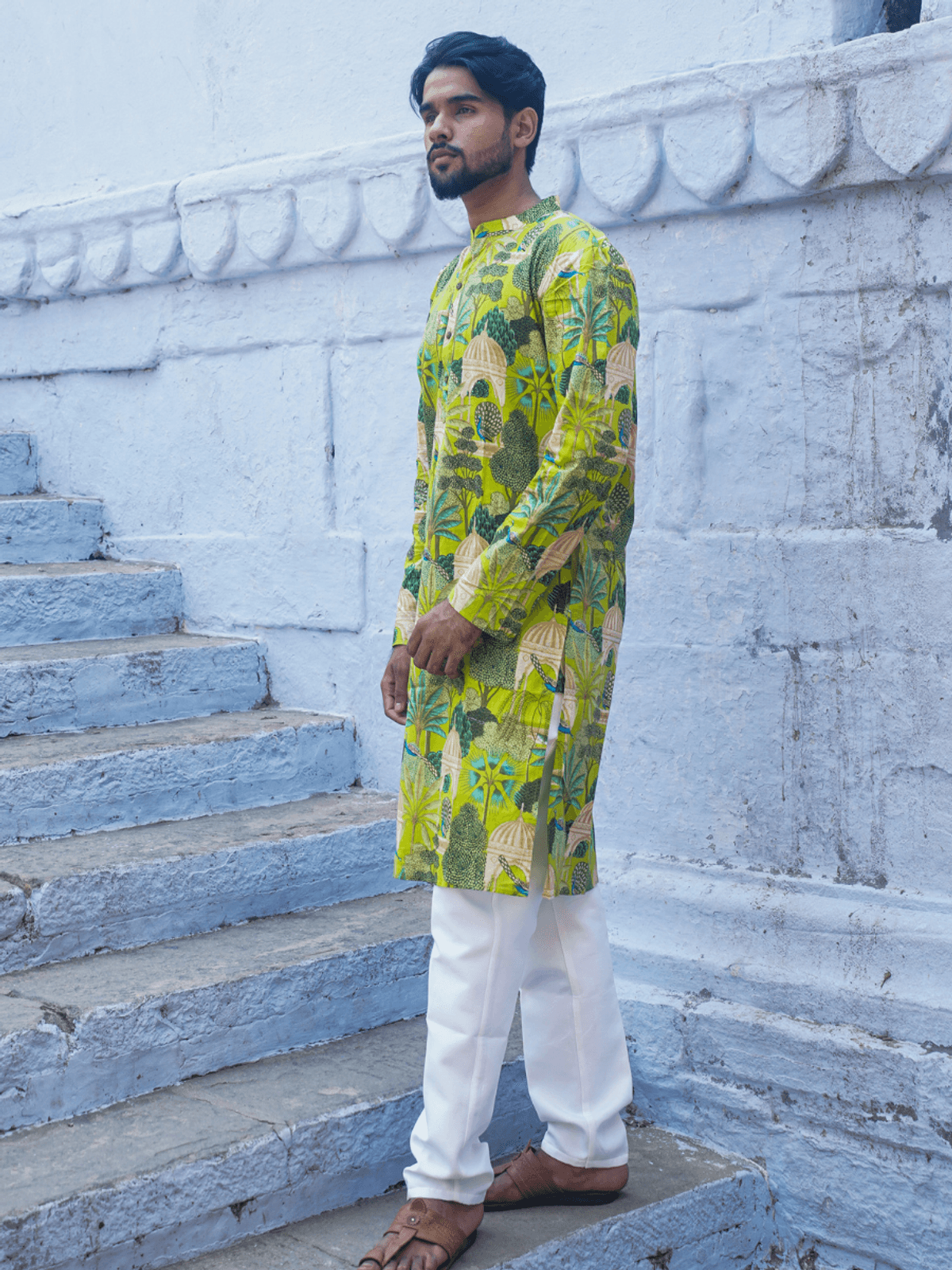 Peacock Garden Kurta Set