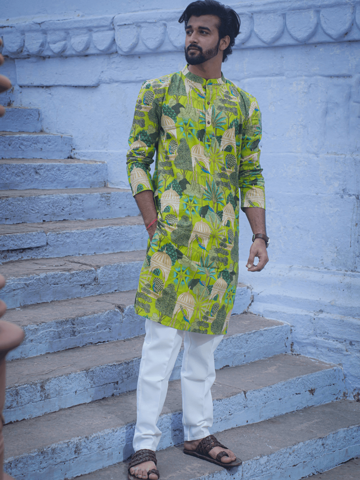 Peacock Green Kurta