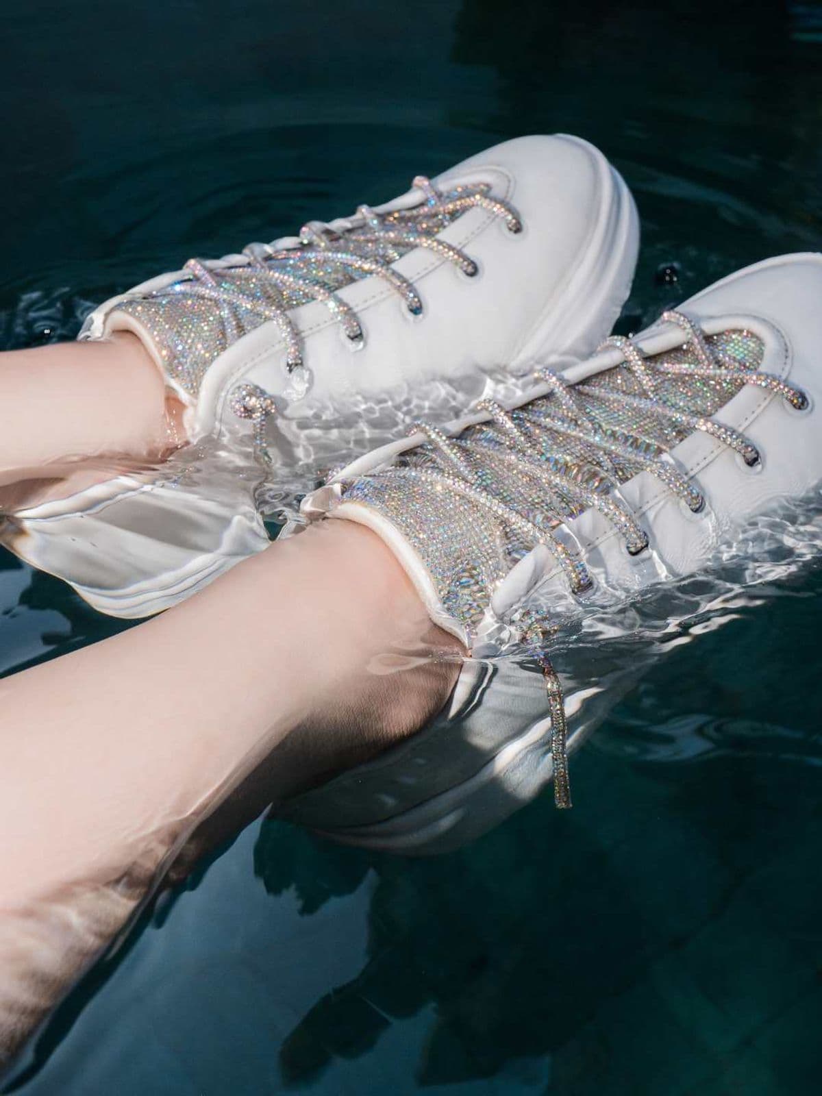 ATHENA- RHINESTONE SNEAKER