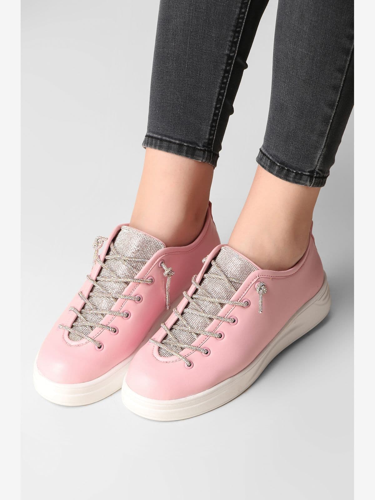 ATHENA PINK - RHINESTONE SNEAKER