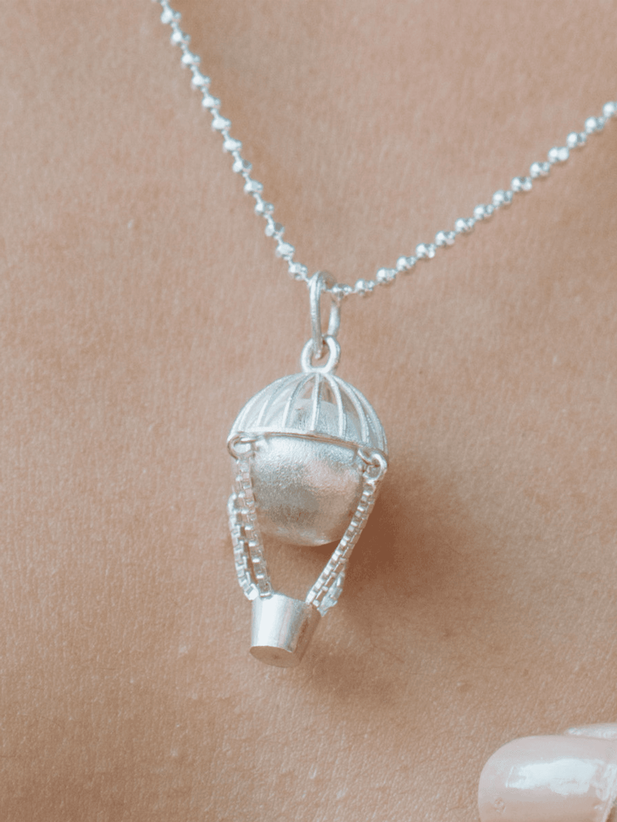 SILVER BALL HOT AIR BALLOON