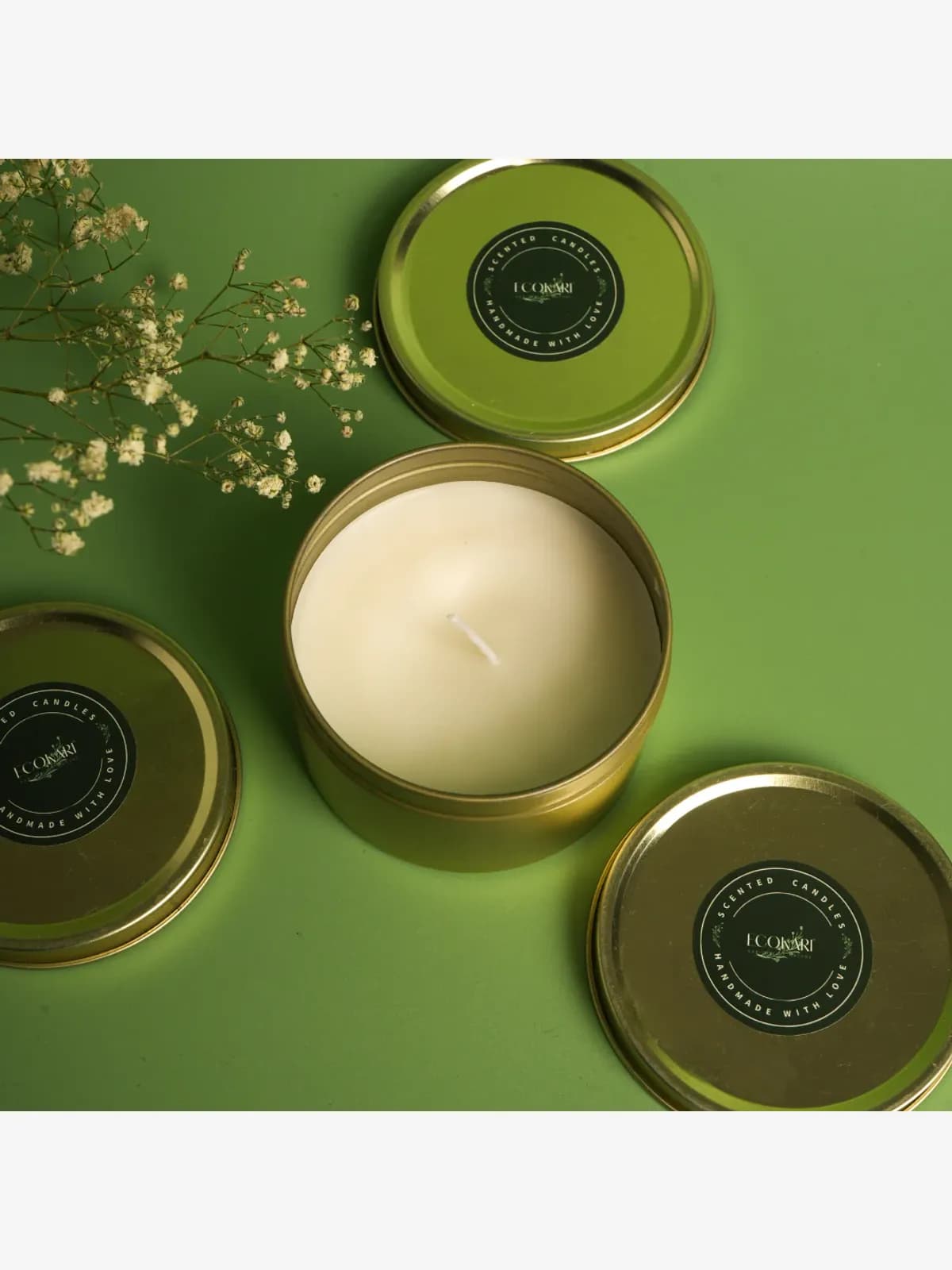 Harmony Glow Metal Tin Jar Candle