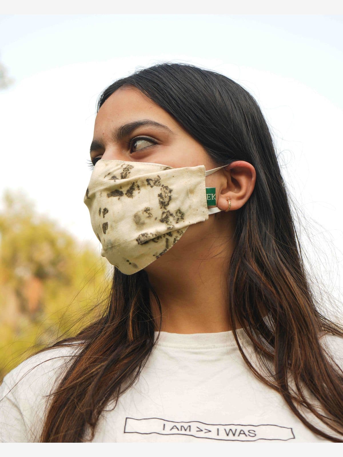 Hemp Eco-Printed Face Mask (Set 2)