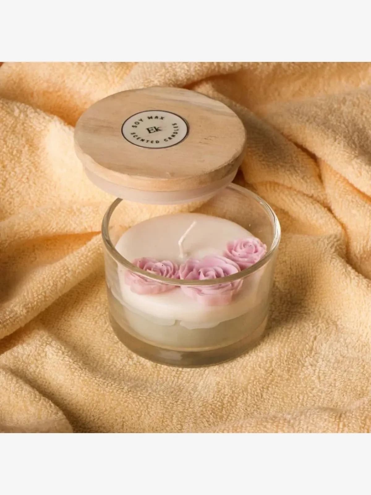 Floral Elements Scented Handmade Candles