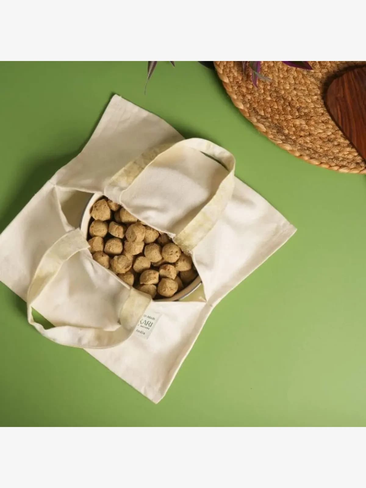 Eco-Printed Carry on Picnic Bag