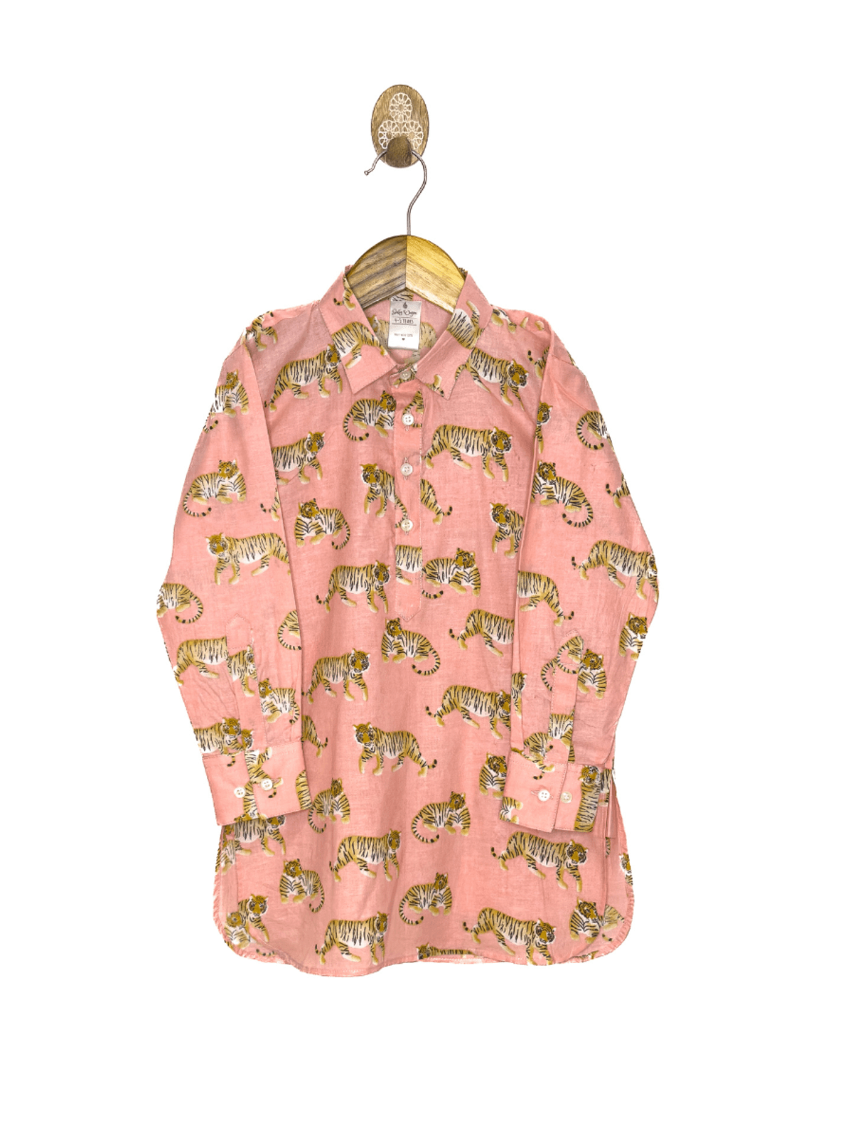 Peach Sher Kurta boys