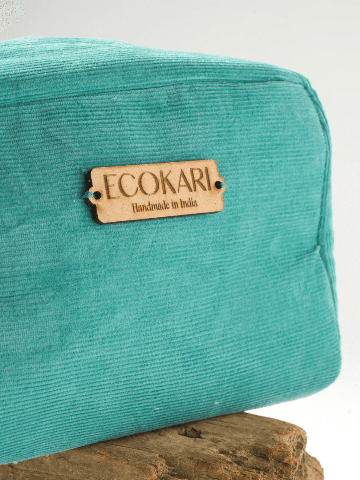 Sea Green Corduroy Accessory Pouches