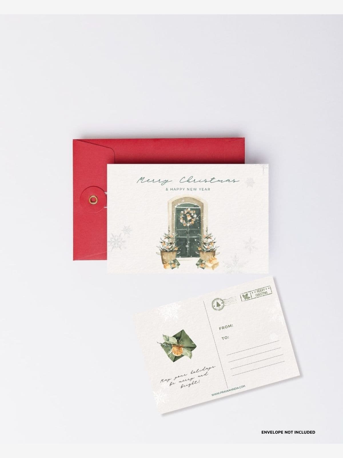 Christmas Note cards - Set of 10 without envelopes