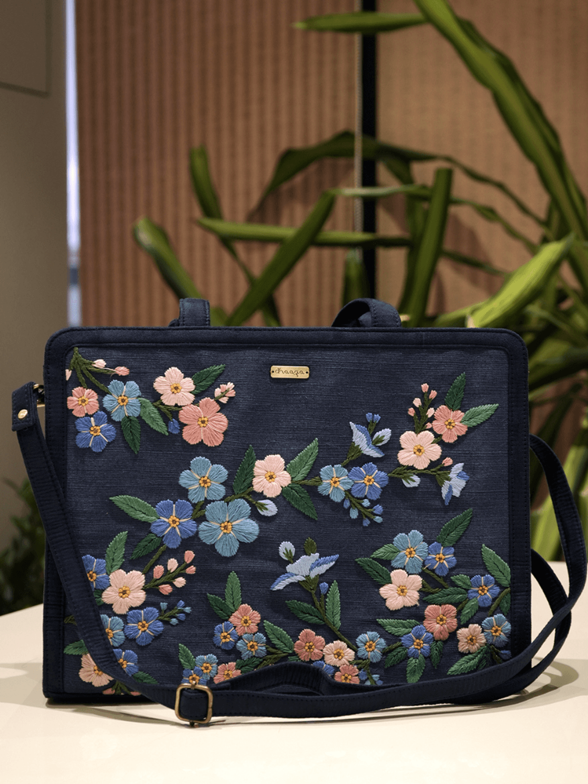 Forget Me Not Work Tote Bag Customised