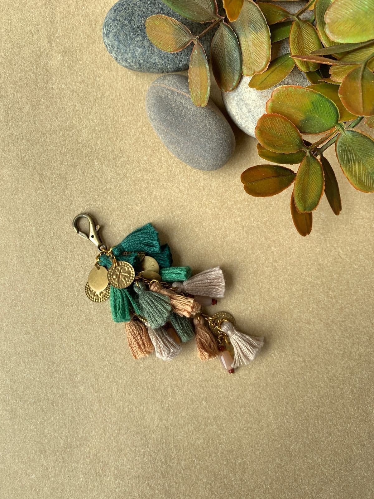 Sage Green Keycharm