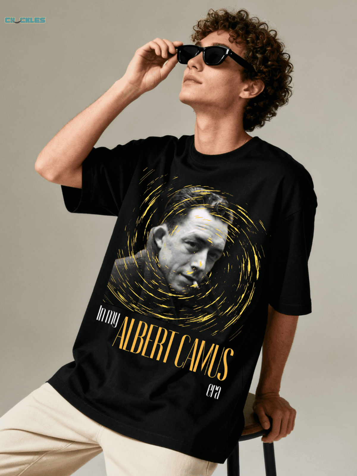 Premium Oversized Albert Camus Era Tee