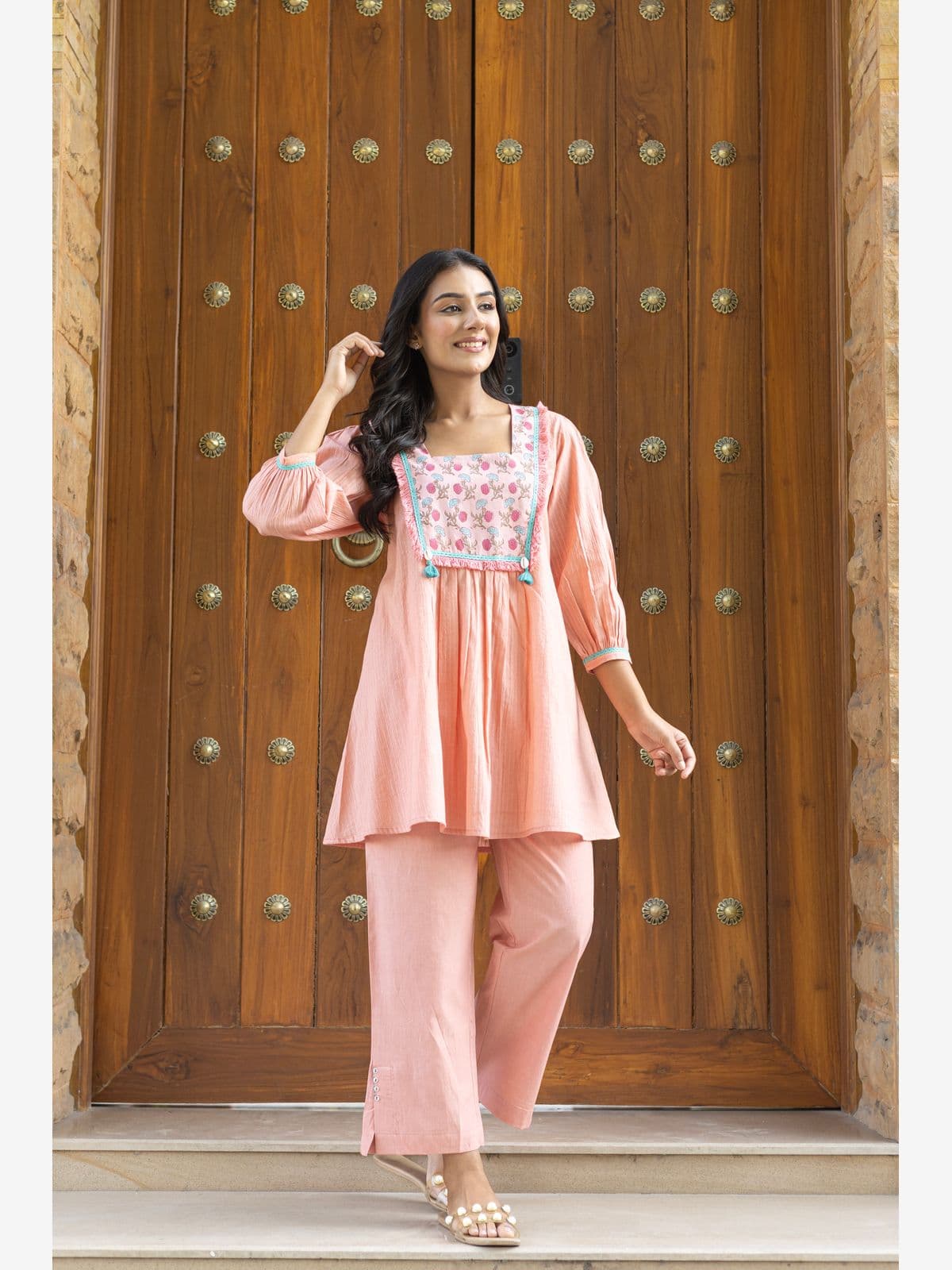 Seher Coral Co-ord set Seher Coral Co-ord set